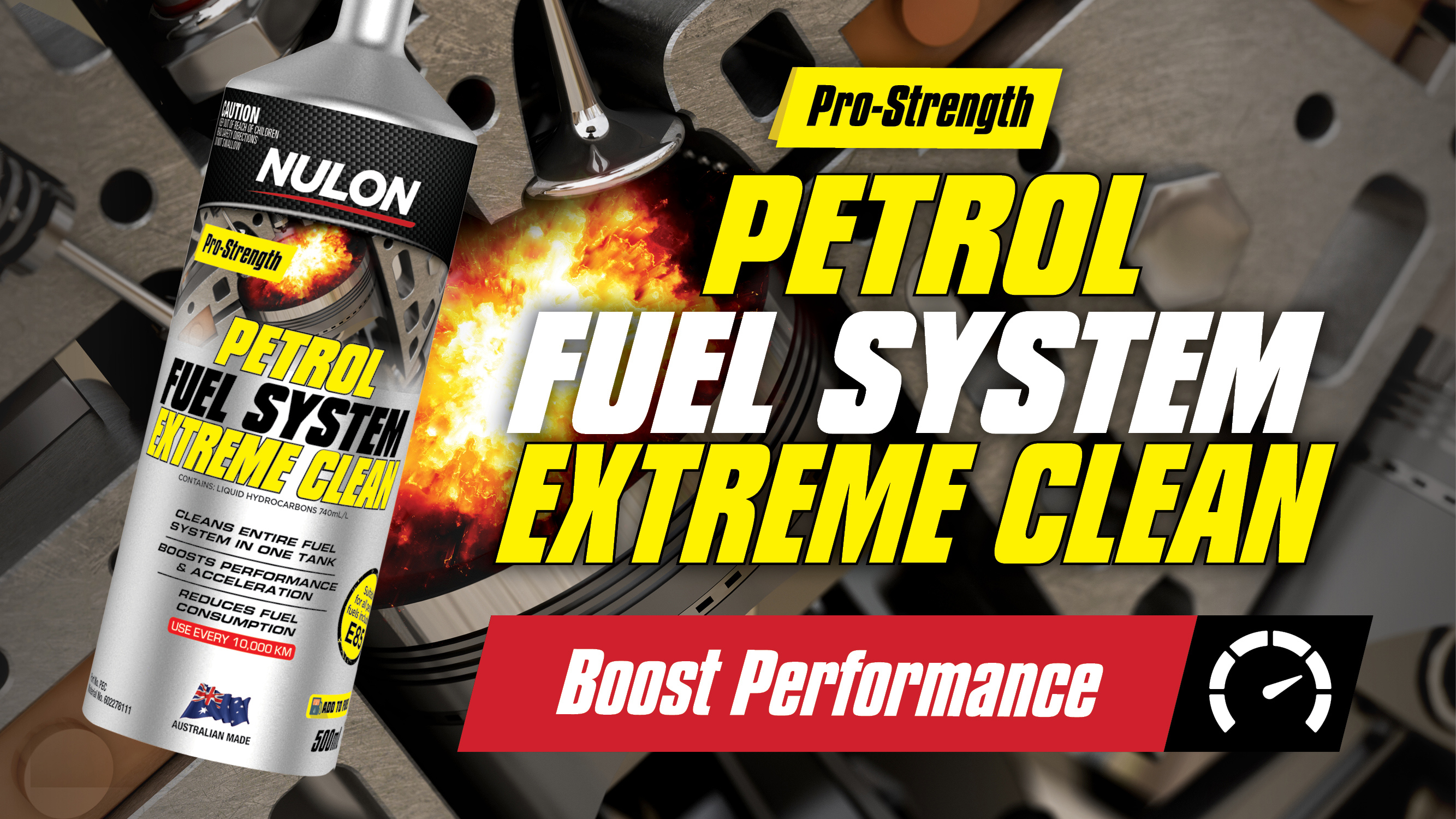 Nulon Pro-Strength Petrol Fuel System Extreme Clean