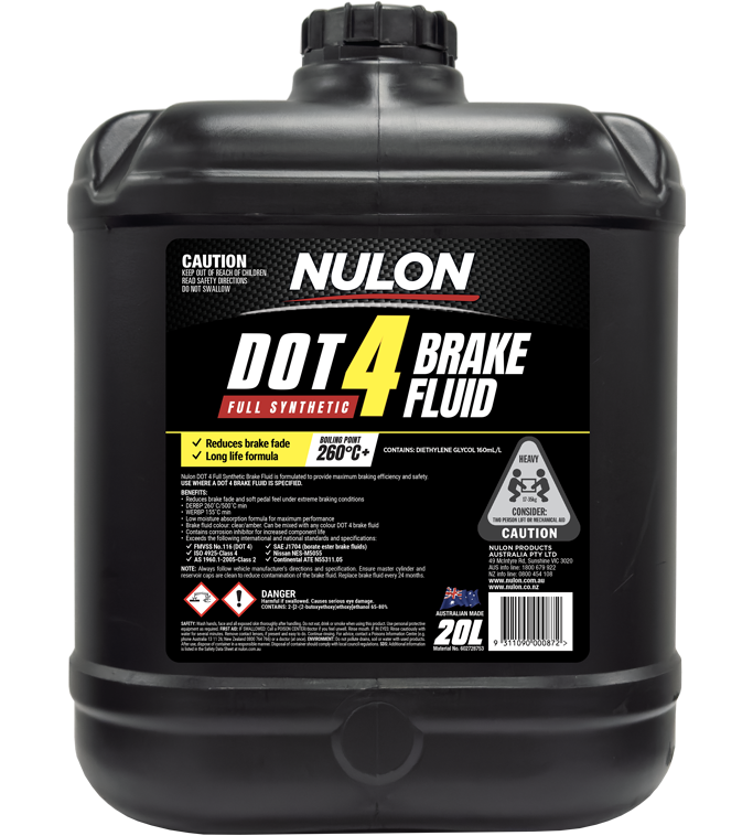 DOT 4 Full Synthetic Brake Fluid rear