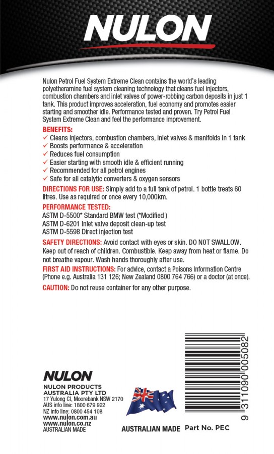ProStrength Petrol Fuel System Extreme Clean (PEC)